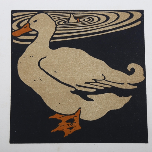 2127 - William Nicholson (1872-1949), lithograph in colours on paper, The Lucky Duck from The Square Book o... 