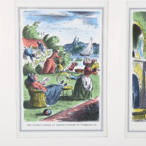 2128 - Edward Ardizzone (1900-1979), colour lithograph on paper, Two illustrations for Great Expectations, ... 