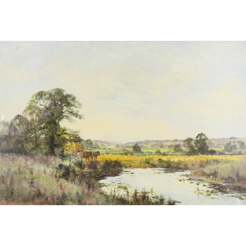 2158 - Alwyn Crawshaw, oil on canvas, rural scene, signed, 16