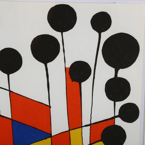 2163 - Alexander Calder, lithograph, Le Jardin, published by XXe Siecle, issue 39, 1971, sheet size 30cm x ... 