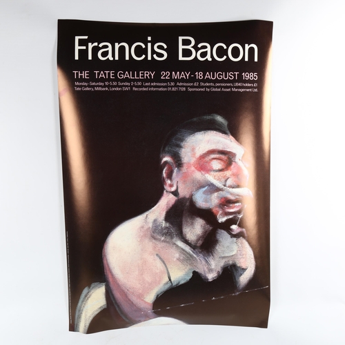 2188 - 2 Peter Blake and Francis Bacon Exhibition advertising poster prints, unframed (2)