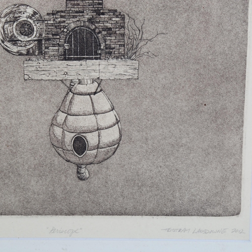 2210 - Tristram Lansdowne, etching, periscope, signed in pencil, 2012, from an edition of 20 copies, plate ... 