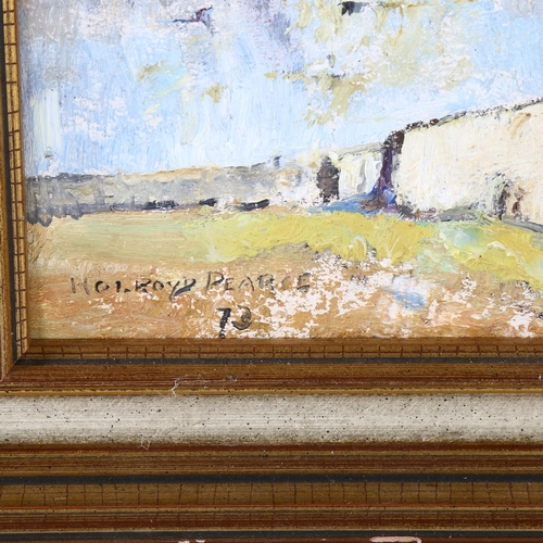 2229 - Lord Holroyd Pearce, oil on board, Welsh valley, signed and dated '73, 24cm x 33cm, framed