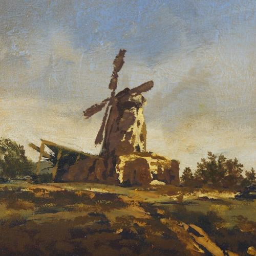 2235 - Alan Rankle, oil on canvas laid on board, landscape study, 2002, 26cm x 30cm, unframed