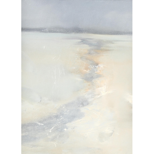 2240 - Alan Rankle, oil on canvas, ice ridge study, 2009, 40cm x 30cm, framed