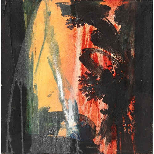 2243 - Alan Rankle, oil on canvas, study for Cocteaus Ruse 1996, 40cm x 40cm, unframed