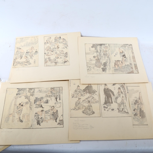 2272 - Folder of 19th/20th century Japanese woodblock prints