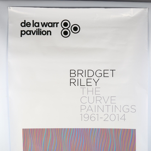 2298 - 2 Exhibition advertising poster prints for Peter Blake and Bridget Riley at the De La Warr Pavilion ... 