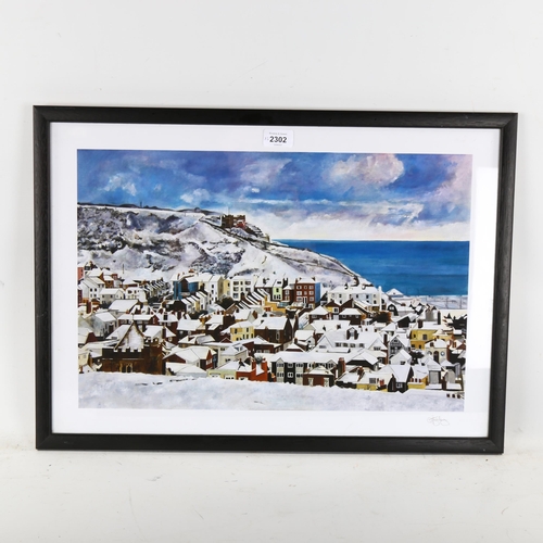 2302 - 2 limited edition colour prints of Hastings, by C Bailey and Annie Rae, both signed in pencil, frame... 