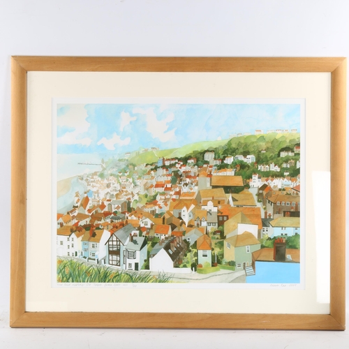 2302 - 2 limited edition colour prints of Hastings, by C Bailey and Annie Rae, both signed in pencil, frame... 