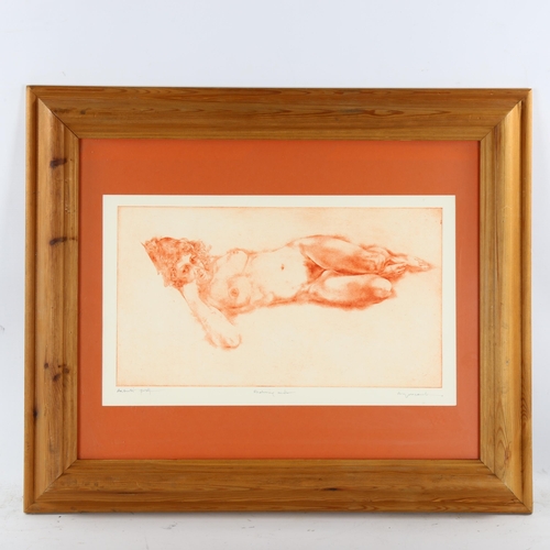 2307 - Martin Aynscomb-Harris (born 1937), 2 artist's proof etchings, nude figures, both signed in pencil, ... 