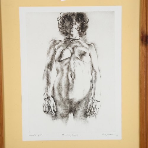 2307 - Martin Aynscomb-Harris (born 1937), 2 artist's proof etchings, nude figures, both signed in pencil, ... 