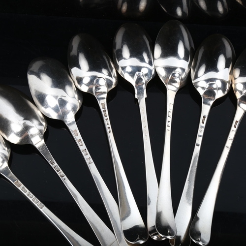 339 - Various Antique silver spoons, including George II, 16.1oz total