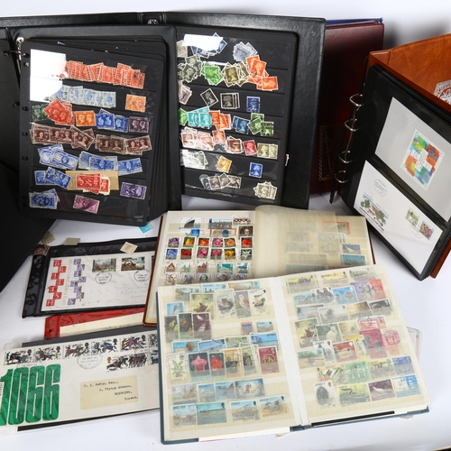 90 - A quantity of world postage stamps and albums