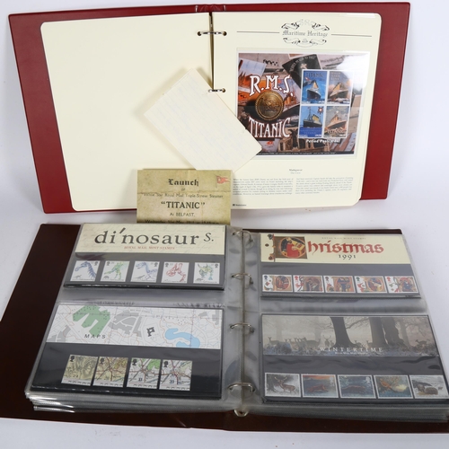 93 - 2 albums of postage stamps, including Royal Mail Mint and The Great Britain Collection (2)