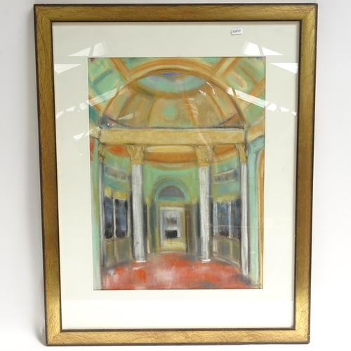 1828 - Maureen Connett, pastels, Robert Adam interior, and 