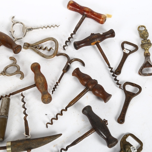 462 - A collection of Vintage corkscrews