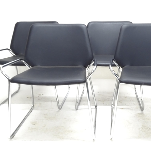 2564 - A set of 4 contemporary design Frag chairs