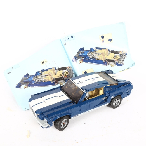 434 - A LEGO Ford Mustang, with book