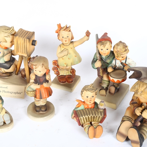 638 - A group of 7 Goebels Hummel figures, tallest 12.5cm