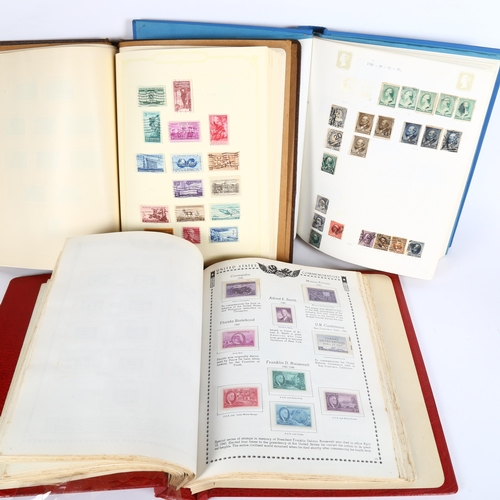 101 - 3 albums of American postage stamps, circa 1880 onwards (3)