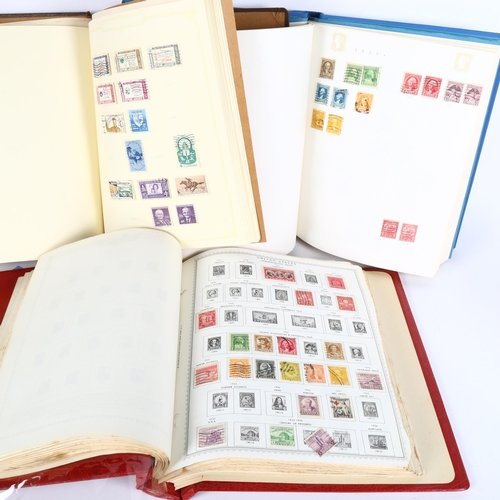 101 - 3 albums of American postage stamps, circa 1880 onwards (3)