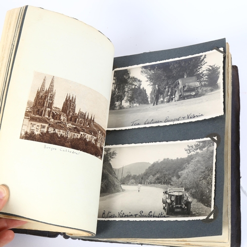 129 - A 1930s typed account of 1,610 mile motorcar journey around France Spain and Portugal, in an MG