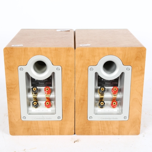 260 - A pair of Cambridge Audio S30 stand-mount speakers, height 23cm