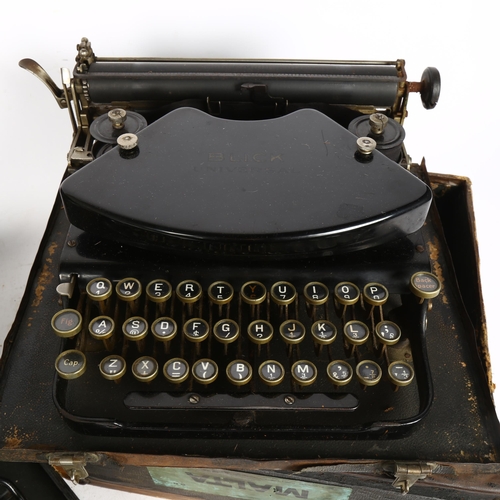 288 - A Corona portable typewriter, and a Blick Universal typewriter, serial no. 265475, both cased