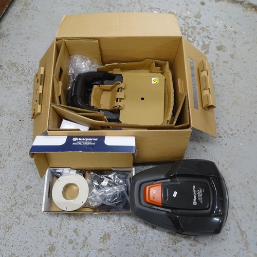 2696 - A Husqvarna Auto Mower, with original box, accessories and PIN