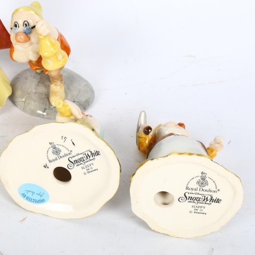 722 - ROYAL DOULTON - a set of Snow White and the Seven Dwarfs, all boxed (all in good condition)