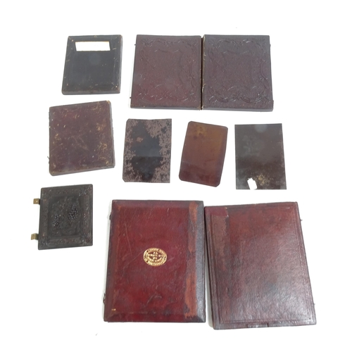 159 - A quantity of Antique daguerrotype and tintype photographs and portraits