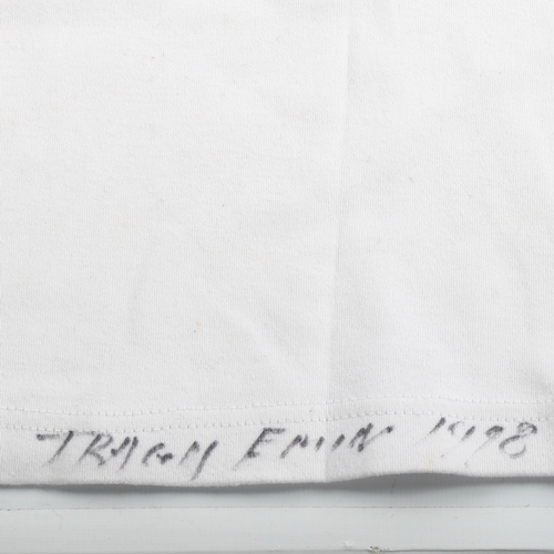 2012 - Tracey Emin (born 1963), Mad Tracey In Margate, limited edition T-shirt signed in ink and dated 1998