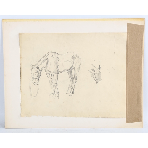 2079 - Fortunino Matania (1881 - 1963), First World War group of pencil military drawings, signed, with hor... 