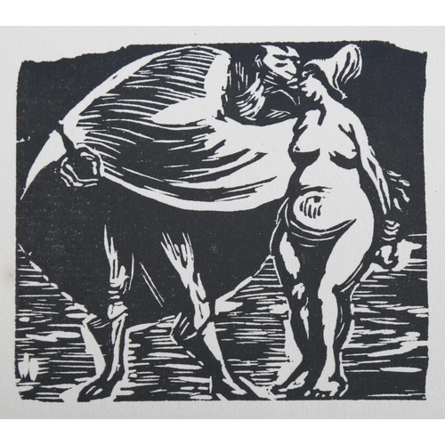 2089 - Ernst Barlach (1870 - 1938), lithograph, Aus Der Walpurgisnacht, published 1923, image 8cm x 9cm, mo... 