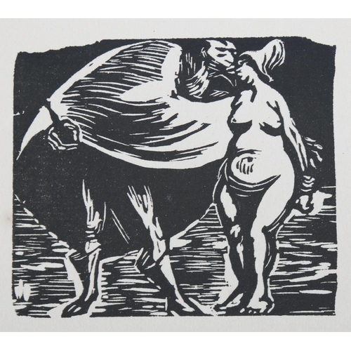 2089 - Ernst Barlach (1870 - 1938), lithograph, Aus Der Walpurgisnacht, published 1923, image 8cm x 9cm, mo... 