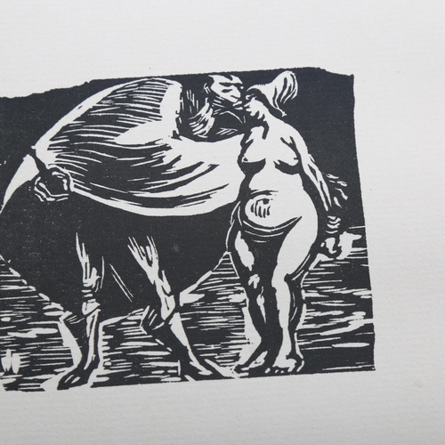 2089 - Ernst Barlach (1870 - 1938), lithograph, Aus Der Walpurgisnacht, published 1923, image 8cm x 9cm, mo... 