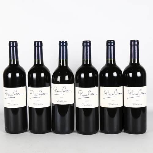 1104 - 6 bottles of red wine, 2011 Pierre Cros, Tradition, Minervois, Languedoc-Roussillon