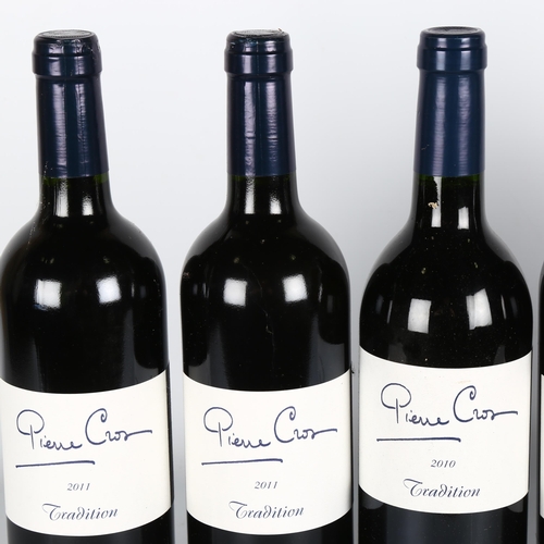 1104 - 6 bottles of red wine, 2011 Pierre Cros, Tradition, Minervois, Languedoc-Roussillon