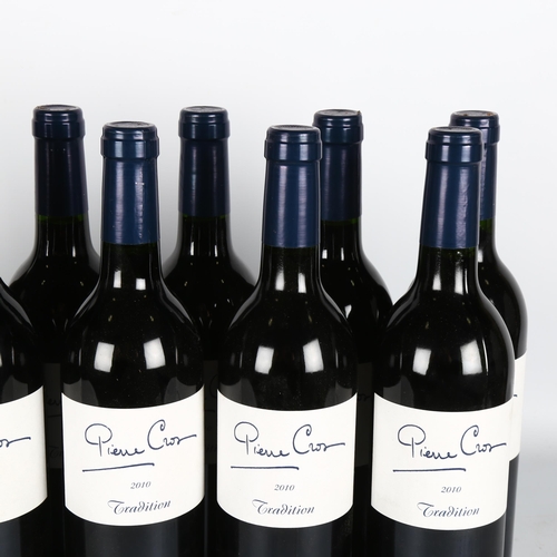 1107 - 12 bottles of red wine, 2010 Pierre Cros, Tradition, Minervois, Languedoc-Roussillon