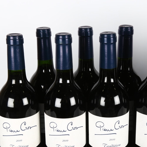 1107 - 12 bottles of red wine, 2010 Pierre Cros, Tradition, Minervois, Languedoc-Roussillon