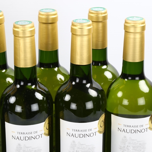 1108 - 12 Bottles of French white wine, 2017 Terrasse De Naudinot, Cotes de Gascogne