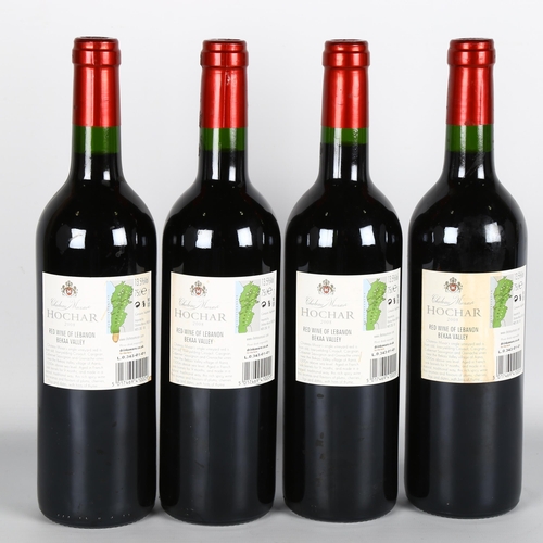 1113 - 4 bottles of red wine, 2008 Chateau Musar, Hochar Pere & Fils, Bekaa Valley, Lebanon