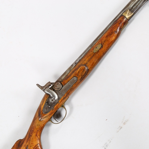 1257 - A 19th century percussion rifle