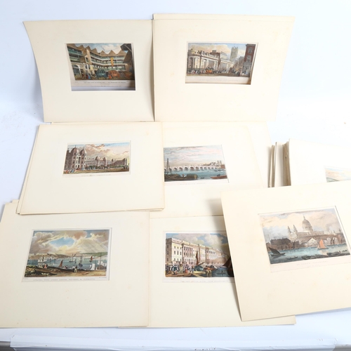 2143 - After Thomas Hosmer Shepherd (1793 - 1864), 65 hand coloured engravings of London, circa 1831/2