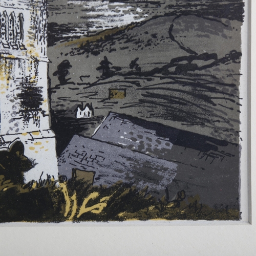 2173 - John Piper (1903-1992), original lithograph in colours on paper, Talland Church, Cornwall, from Engl... 