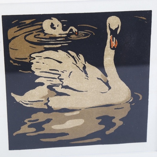 2181 - William Nicholson (1872-1949), lithograph in colours on paper, The Beautiful Swan from The Square Bo... 