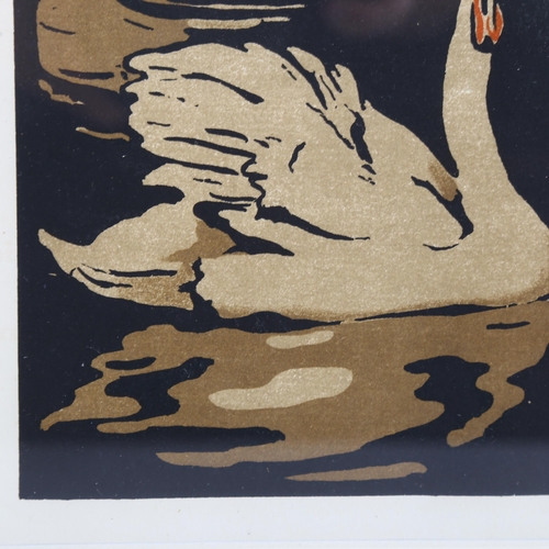 2181 - William Nicholson (1872-1949), lithograph in colours on paper, The Beautiful Swan from The Square Bo... 