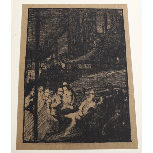 2194 - Sir Frank Brangwyn, lithograph, The Mine, published by The Studio, image 30cm x 22cm, unframed