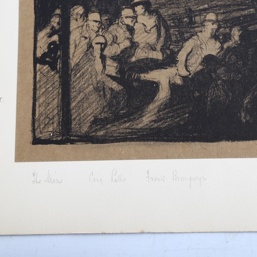 2194 - Sir Frank Brangwyn, lithograph, The Mine, published by The Studio, image 30cm x 22cm, unframed